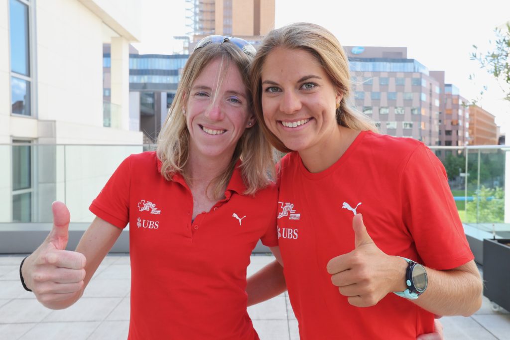 Martin Strähl und Karoline Moen Guidon (Photo: athletix.ch)