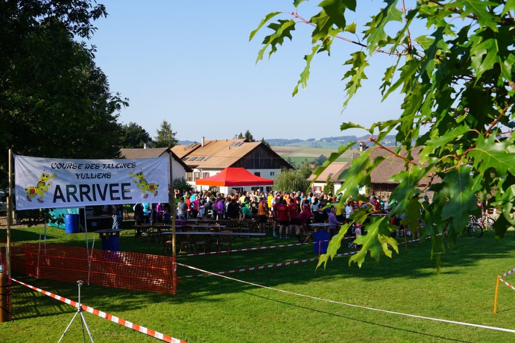 Zielbereich beim der Course de Taleines