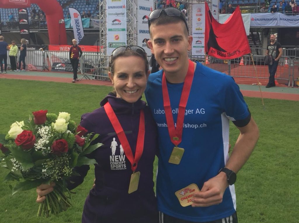 Claudia Bernasconi, Armin Flückiger (Photo: Swiss Athletics)