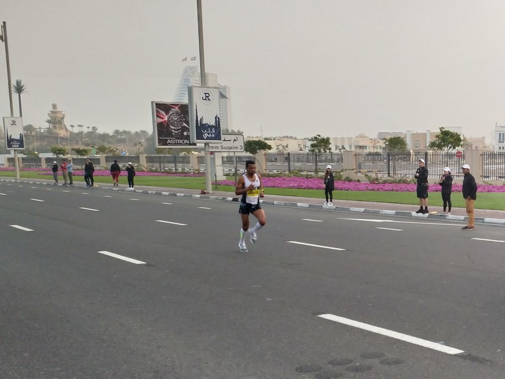 Tadesse Abraham, Dubai-Marathon 2019 (Photo: Fanclub Tadesse Abraham)