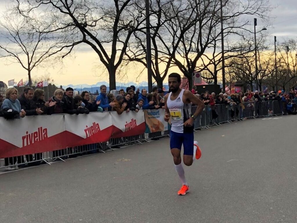 Tadesse Abraham am Zürcher Silvesterlauf 2019 (Photo: Swiss Athletics)