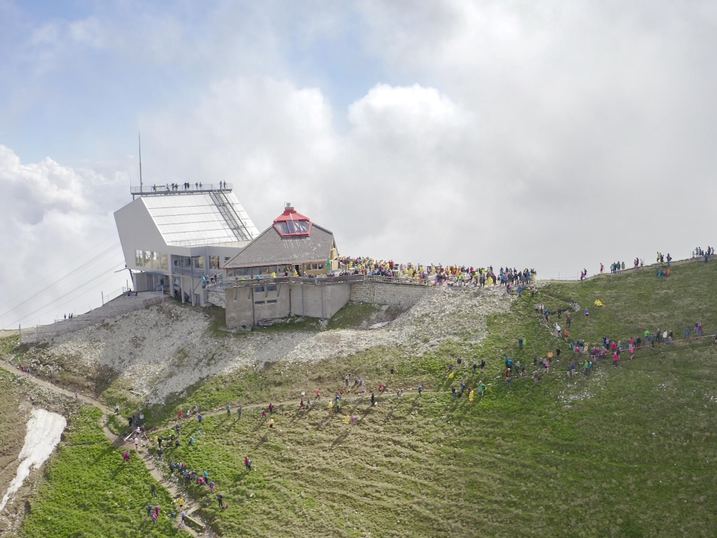 l'arrivée à la Neirivue-Moléson (Photo: Neirivue-Moléson)