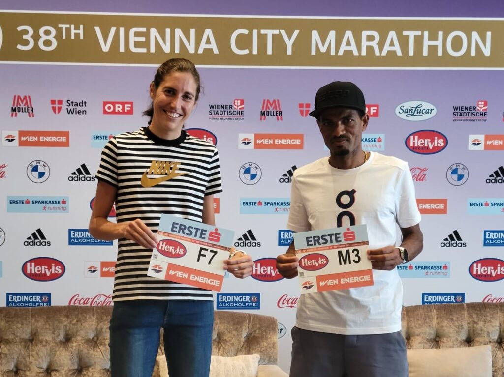 Fabienne Schlumpf, Tadesse Abraham (Photo: Swiss Athletics)