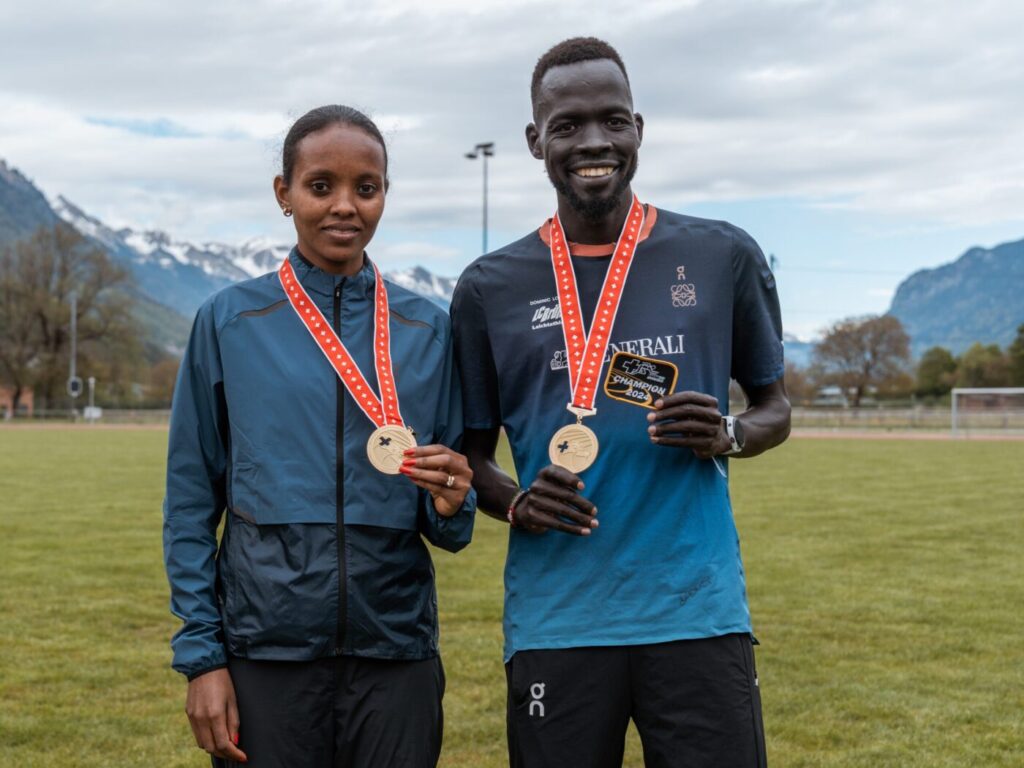 Helen Bekele, Dominic Lobalu (Photo: Swiss Athletics / Sandro Anderes)